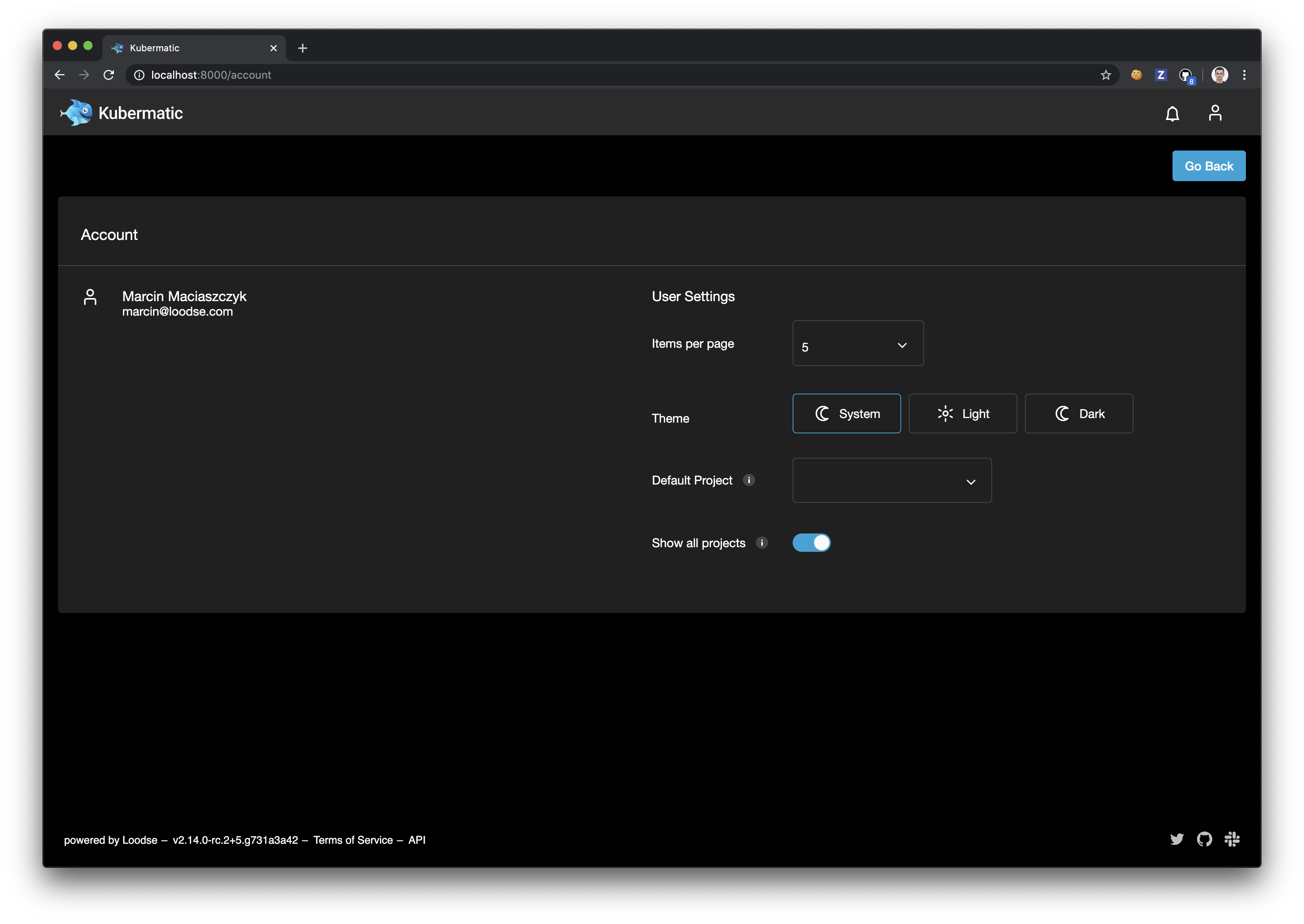 Custom Theme